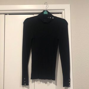 White House Black Market black turtleneck